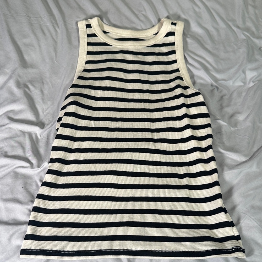 A New Day Striped Sleeveless Top